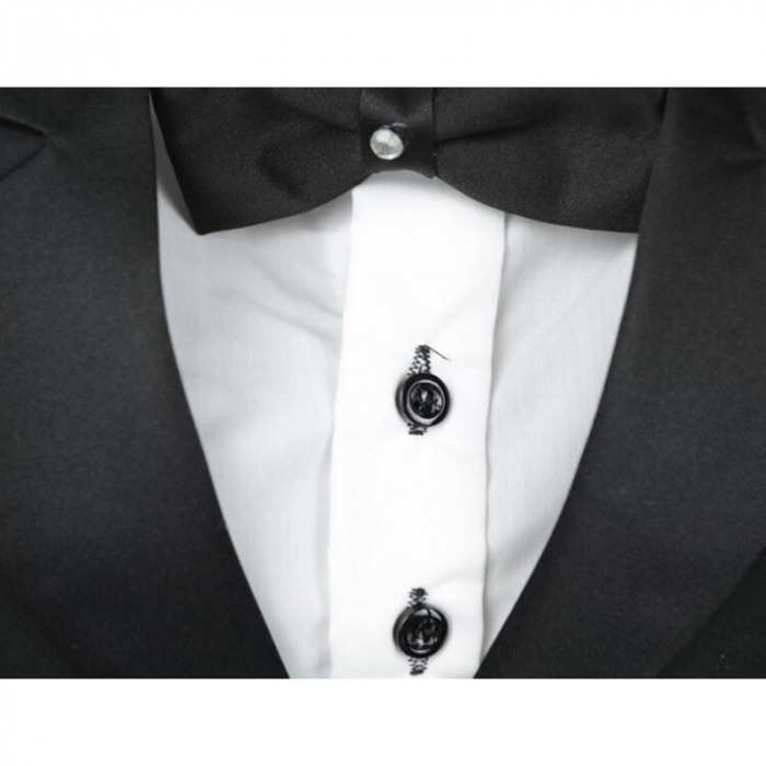 Costum elegant din 4 piese pentru baieti LA Kids 1385, Negru [4]
