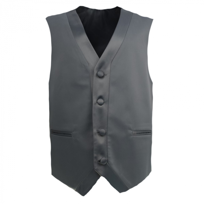Costum elegant pentru baieti LA Kids 1376-152-cm, Gri [7]