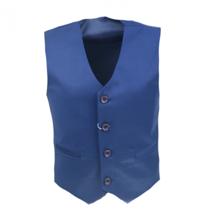 Costum elegant pentru baieti LA Kids 1395-B-122-cm, Bleumarin [2]