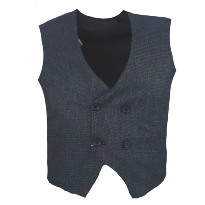 Costum elegant pentru baieti LA Kids 1682-152-cm, Bleumarin [3]