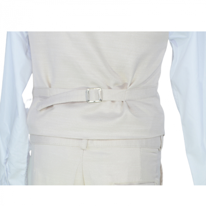 Costum elegant din 4 piese pentru baieti LA Kids 1794, Crem [3]
