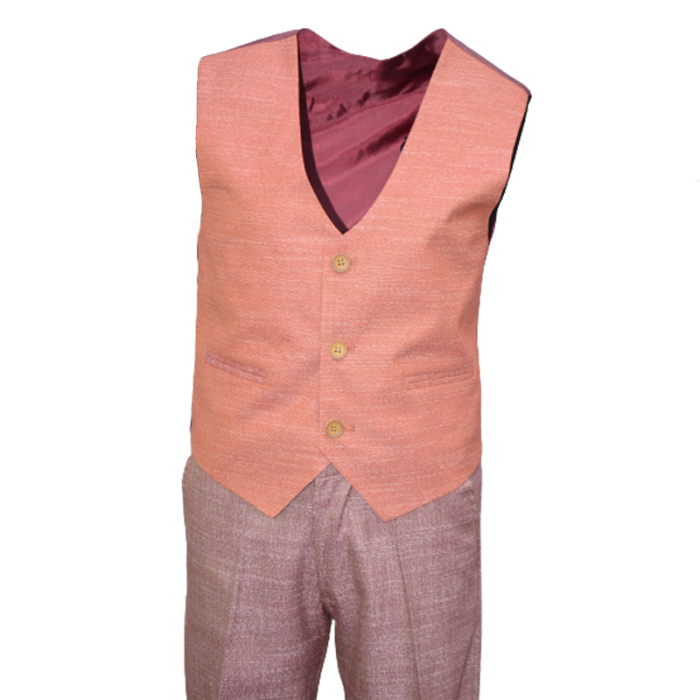 Costum elegant pentru baieti LA Kids 1772B, Bordo [3]