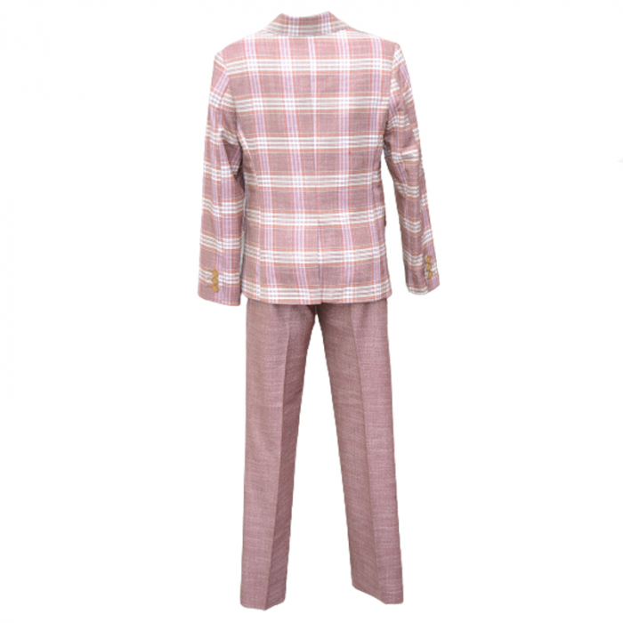 Costum elegant pentru baieti LA Kids 1772B, Bordo [2]