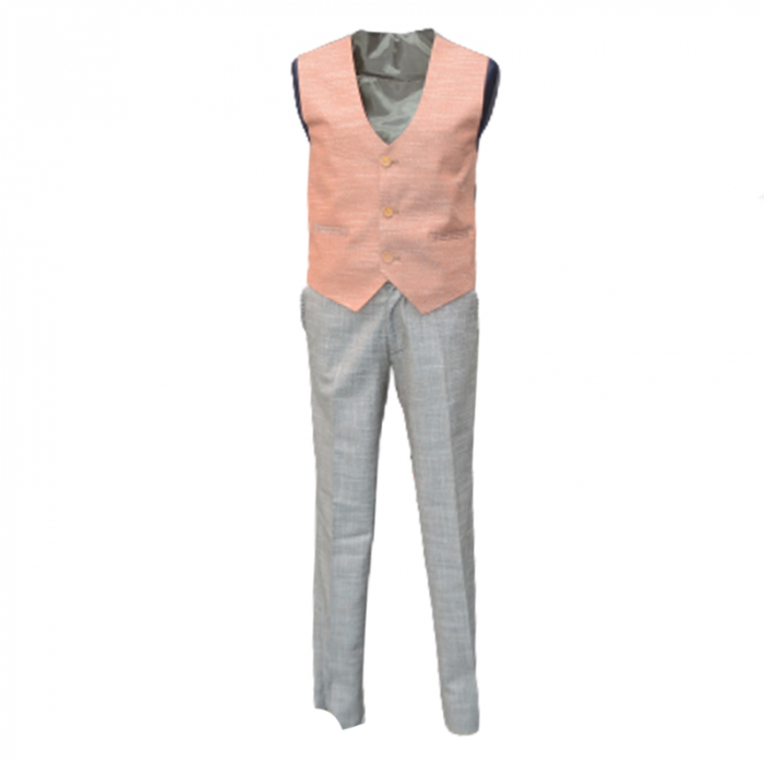 Costum elegant pentru baieti LA Kids 1772V, Verde [5]