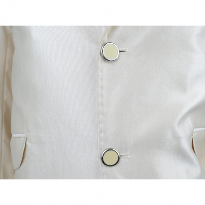 Costum elegant pentru baieti LA Kids CC-11-140-146-cm, Crem [4]