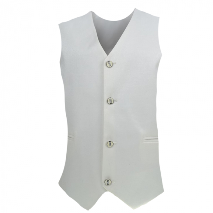 Costum elegant pentru baieti LA Kids CC-8-146-152-cm, Crem [2]