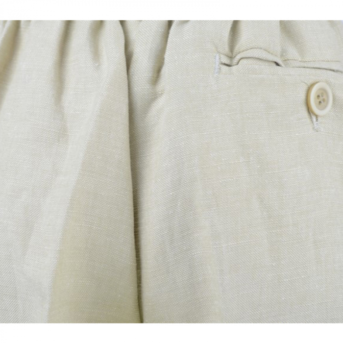 Costum elegant pentru baieti LA Kids CGG-2-110-cm, Crem [5]