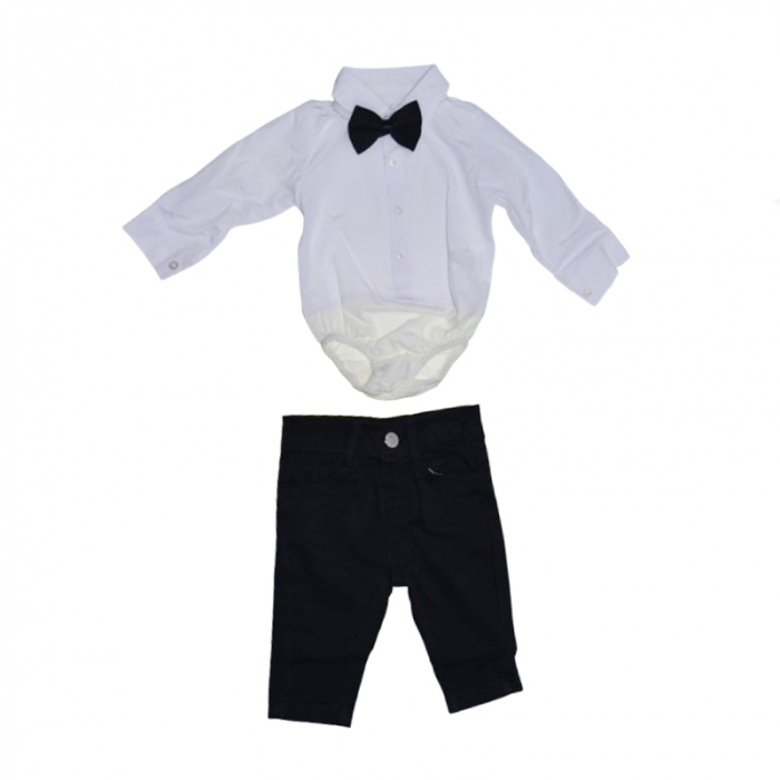 Costum format din 4 piese pentru baieti Mini Junior CST-3673, Multicolor [3]