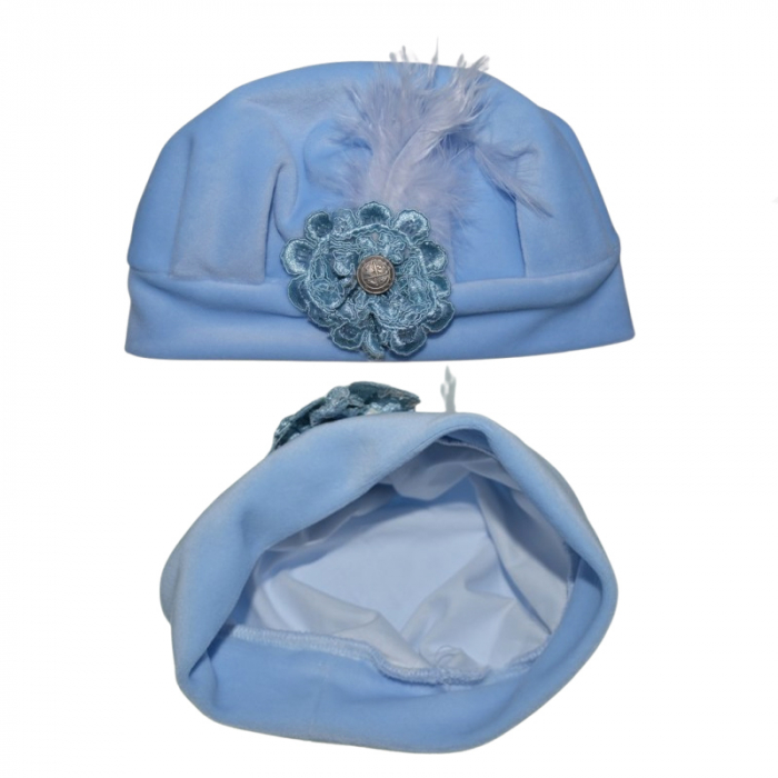 Costum pentru botez format din 5 piese pentru baieti Andreeatex CST-001, Albastru [8]