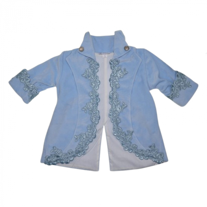 Costum pentru botez format din 5 piese pentru baieti Andreeatex CST-001, Albastru [6]