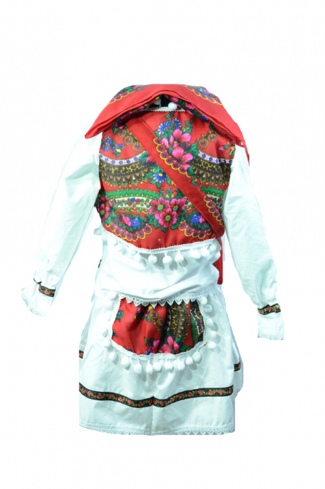 Costum traditional 2 piese pentru fete Mini Junior RTFB2-A-98 [2]