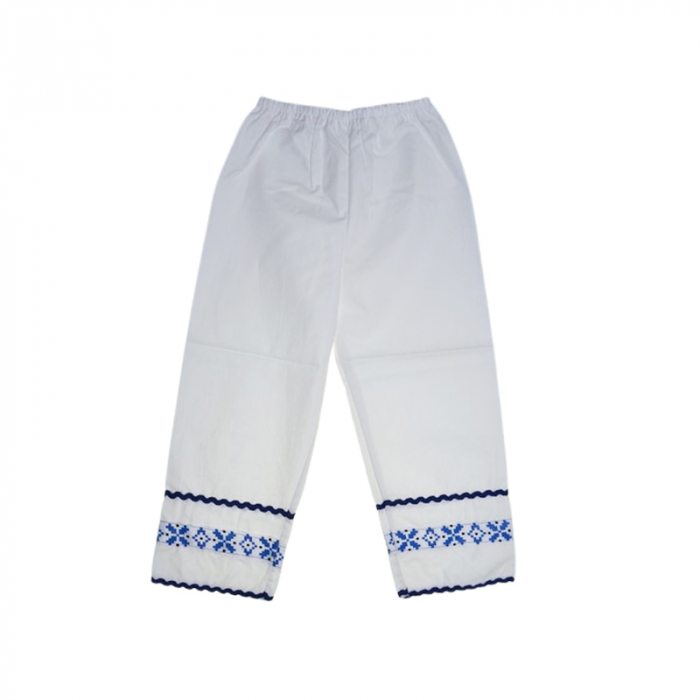 Costum traditional pentru baieti 3 piese Mini Junior CTPBMJ-1-2, Alb [3]
