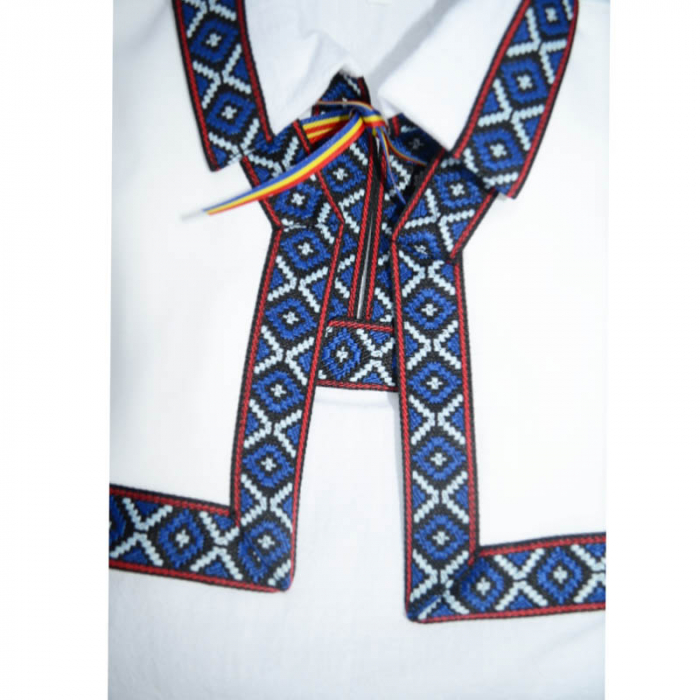 Costum traditional pentru baieti 4 piese Mini Junior CTPB, Alb [3]
