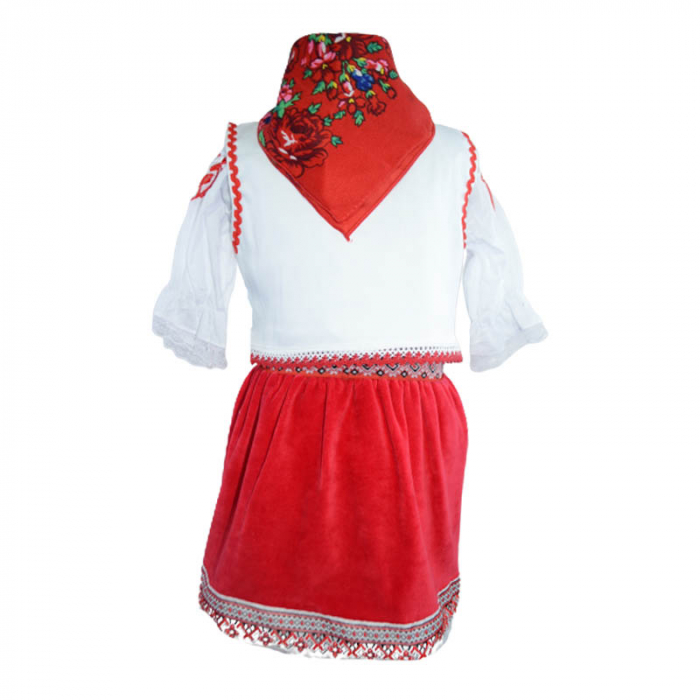 Costum traditional pentru fete 6 piese Ewelin CTPF-8, Multicolor [2]