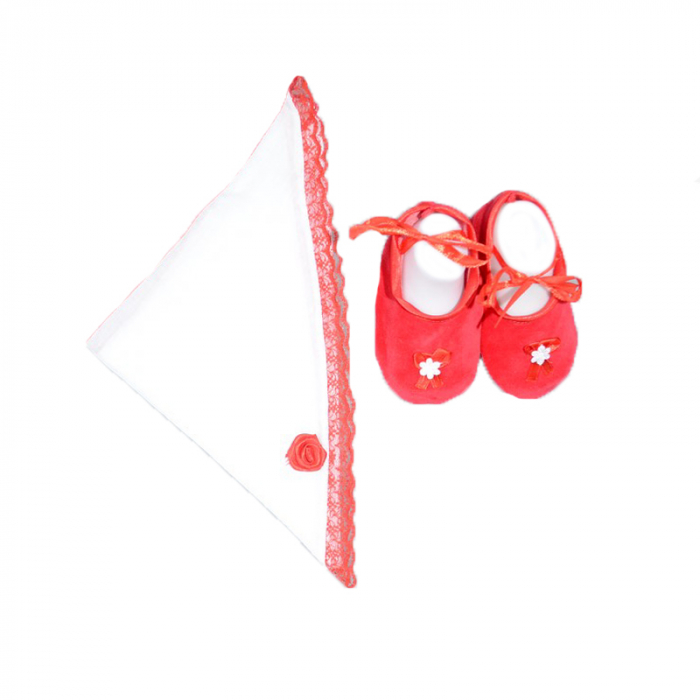 Costum traditional pentru fete 6 piese Mini Junior CTPF-5, Alb [3]