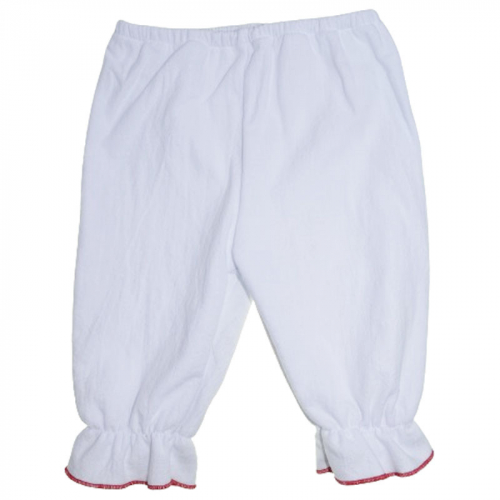 Costum traditional romanesc 6 piese pentru fete Mini Junior 300124-1, Alb [5]