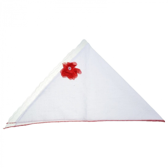 Costum traditional romanesc 6 piese pentru fete Mini Junior 300124-1, Alb [7]