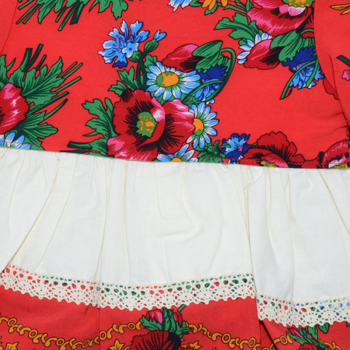 Costum traditional romanesc pentru fete 3 piese Andreeatex ANDR-2, Alb [3]