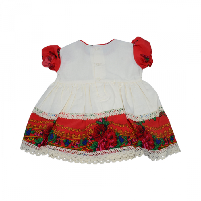 Costum traditional romanesc pentru fete 3 piese Andreeatex ANDR-2, Alb [5]