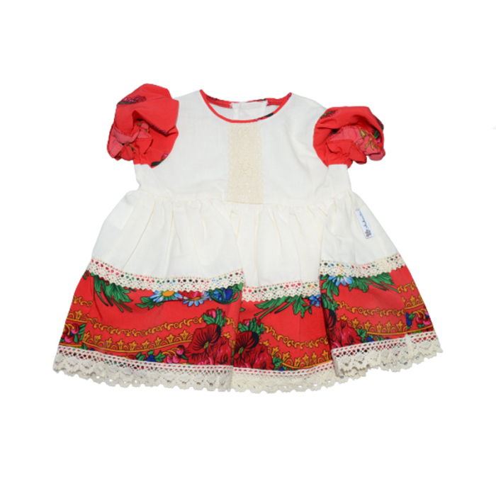 Costum traditional romanesc pentru fete 3 piese Andreeatex ANDR-2, Alb [6]