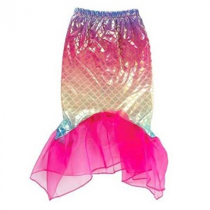Costumas de sirena cu fustita, diadema si bagheta magica Toys 006698, Roz [3]