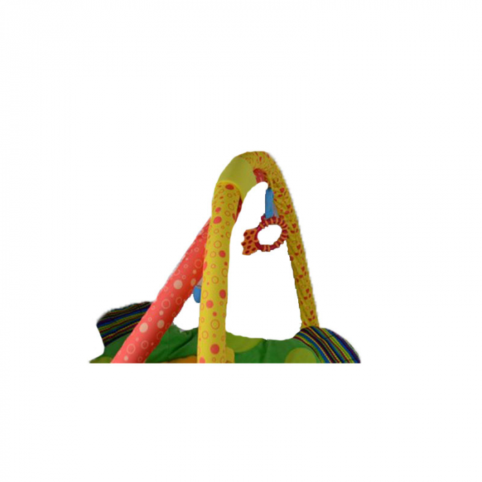 Covoras de joaca pentru bebelusi ICute Smart Elephant Gym 801559, Multicolor [5]