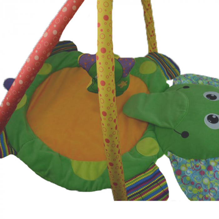 Covoras de joaca pentru bebelusi ICute Smart Elephant Gym 801559, Multicolor [2]