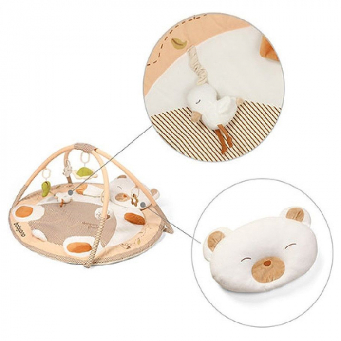 Covoras de joaca pentru copii BabyOno 1474, Crem [3]