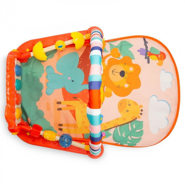 Covoras educational ZOO pentru copii Toyz HE0630, Portocaliu [2]