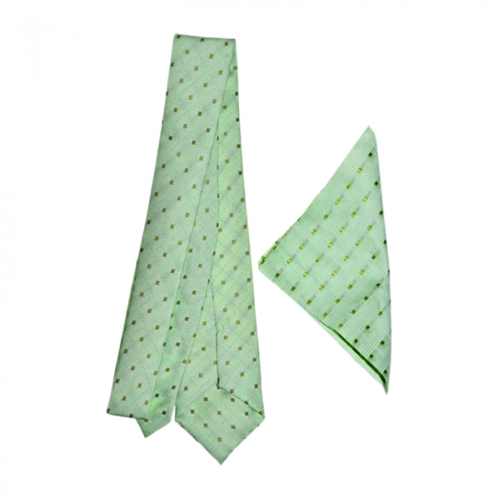 Set cravata si batista pentru baieti, LA Kids CRV2203-8, Verde [2]