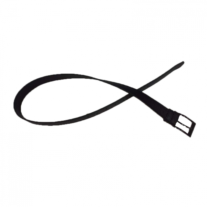 Curea din piele naturala pentru baieti 100 cm Mini Junior CRE-1, Negru [2]