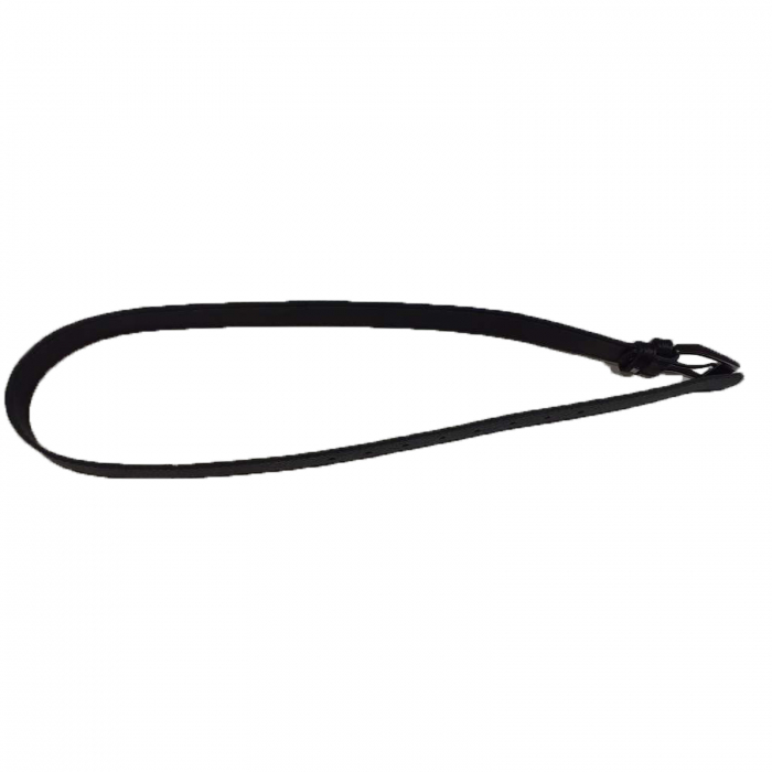 Curea din piele naturala pentru baieti 100 cm Mini Junior CRE-1, Negru [3]
