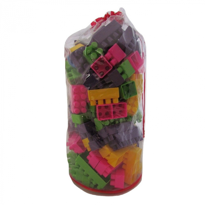 Set  constructie 140 piese lego Huby Toys 801302, Multicolor [3]