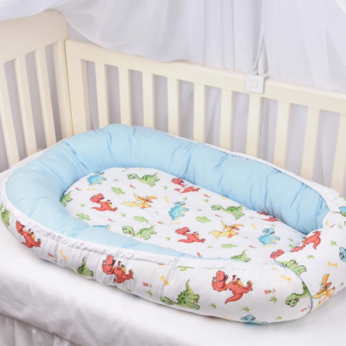 Babynest pentru dormit 65 x 30 cm Mini Junior VLT-17, Albastru [2]