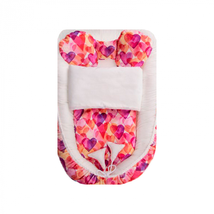 Cuib pentru bebelusi 75 x 45 x 10 cm Belisima P01-850, Multicolor [3]