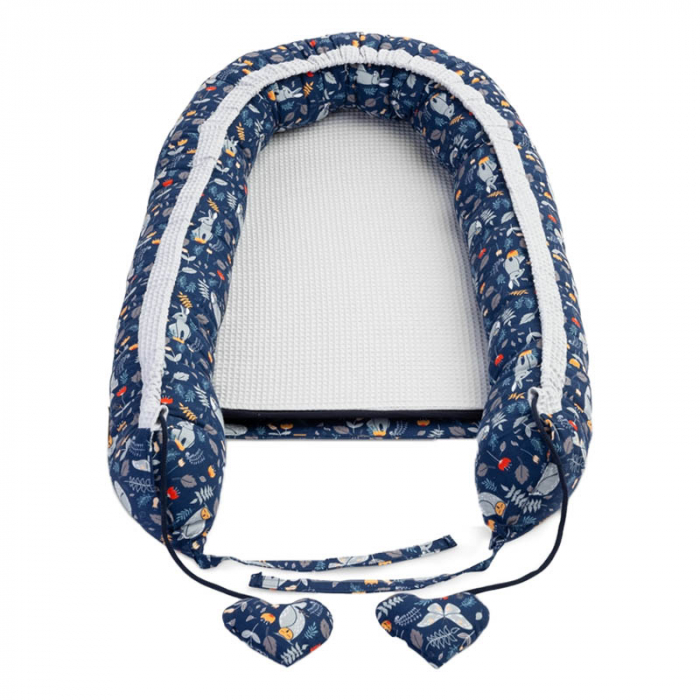 Cuib pentru bebelusi 80 x 45 cm Sensillo SILLO-22893, Bleumarin [2]
