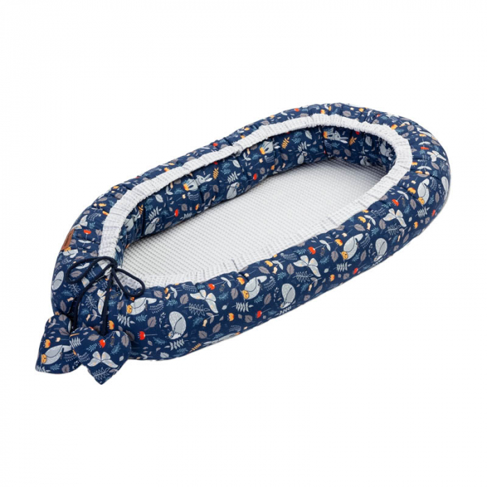 Cuib pentru bebelusi 80 x 45 cm Sensillo SILLO-22893, Bleumarin [1]