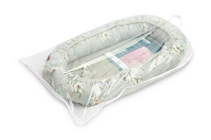 Cuib pentru bebelusi, 80 x 45 x 12 cm Sensillo 395937, Gri [5]