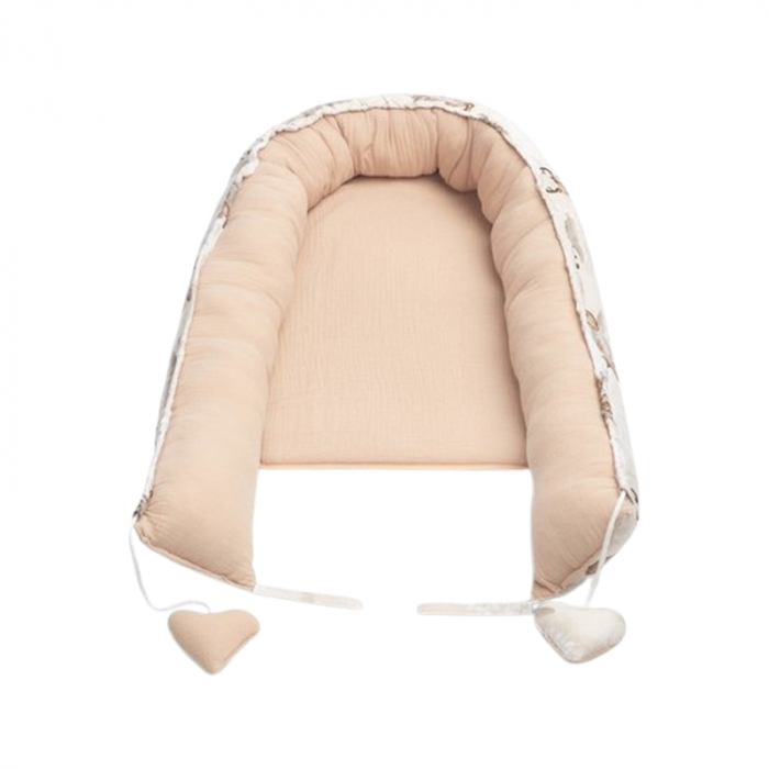 Cuib pentru bebelusi 80 x 45 x 12 cm Sensillo 398921, Maro [2]