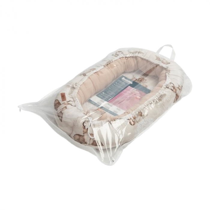 Cuib pentru bebelusi 80 x 45 x 12 cm Sensillo 398921, Maro [3]