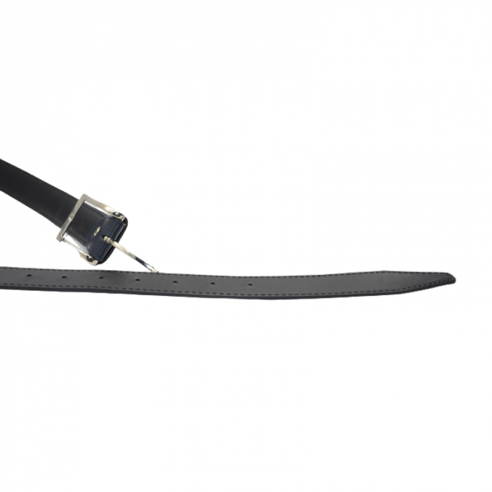 Curea barbati din piele naturala 125 cm Mini Junior 001, Bleumarin [2]