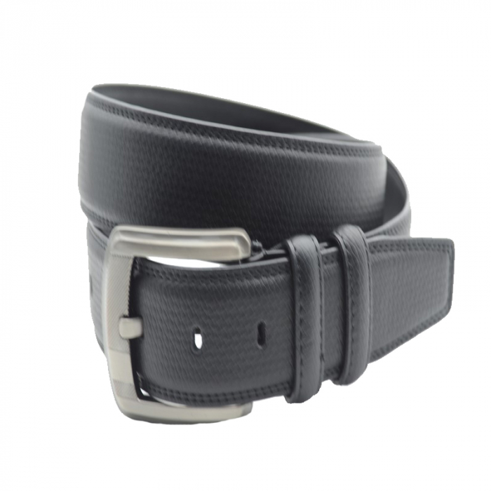 Curea din piele 115 cm pentru barbati Mini Junior PPP-24-1, Negru [2]