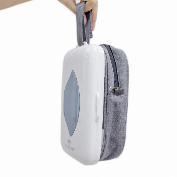 Cutie 2 in 1, pentru servetele umede si scutece, pentru calatorie, Olmitos, 008966, Alb [9]