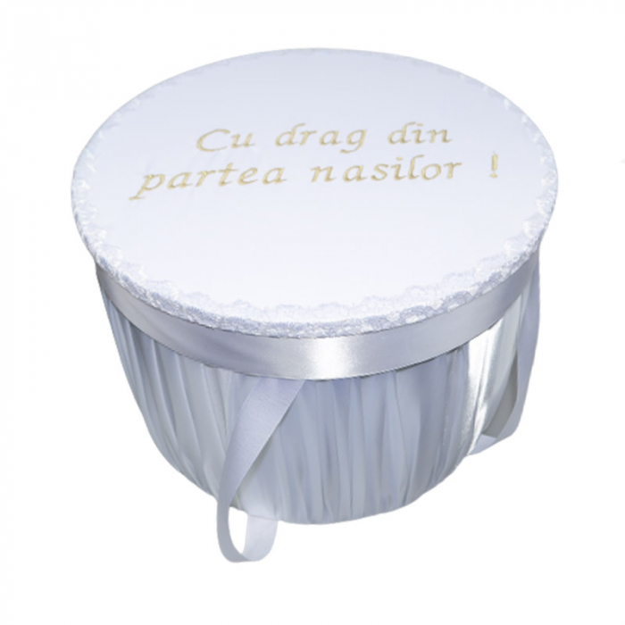 Cutie pentru botez 25 x 35 cm Mini Junior CTM-1, Alb [4]