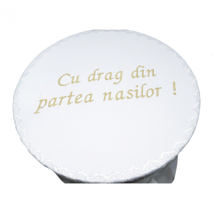Cutie pentru botez 25 x 35 cm Mini Junior CTM-1, Alb [2]