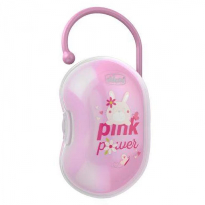 Cutie pentru depozitarea suzetei Chicco Easy Box 129638, Roz [1]