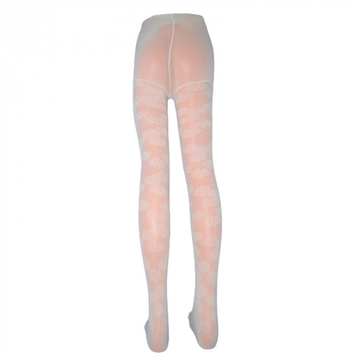 Dres 20 DEN pentru fete Milusie Princessa B2610-CR, Crem [2]