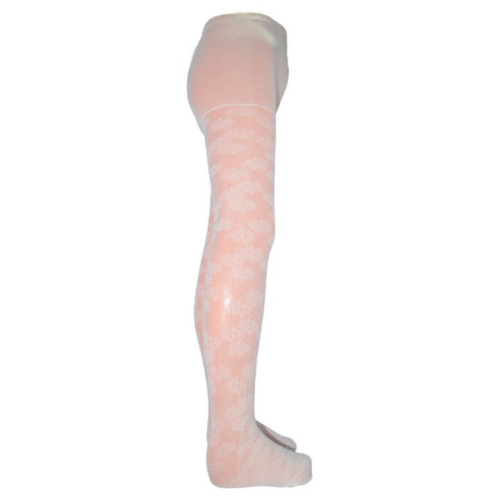 Dres 20 DEN pentru fete Milusie Princessa B2610-CR, Crem [3]