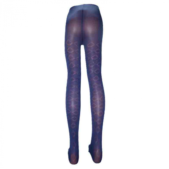 Dres 20 DEN pentru fete Milusie Princessa B2612-B, Bleumarin [2]