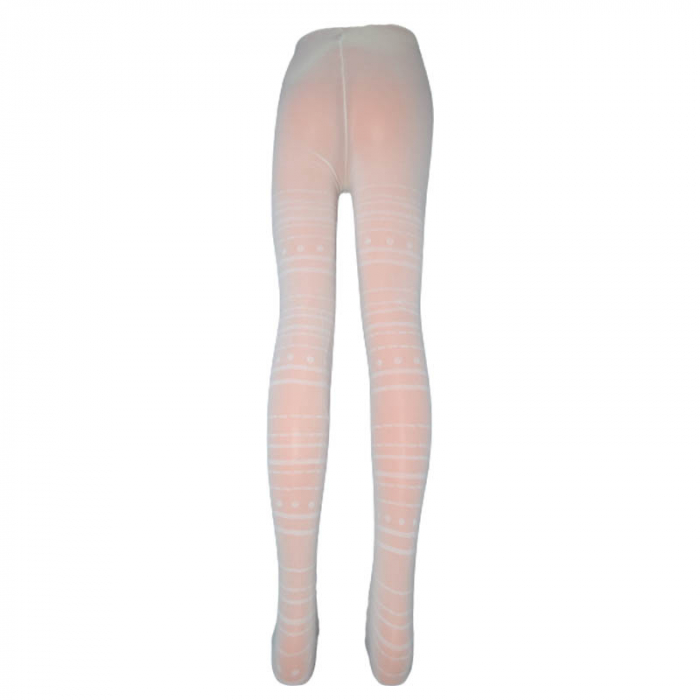 Dres 20 DEN pentru fete Milusie Princessa B2612-C, Crem [2]